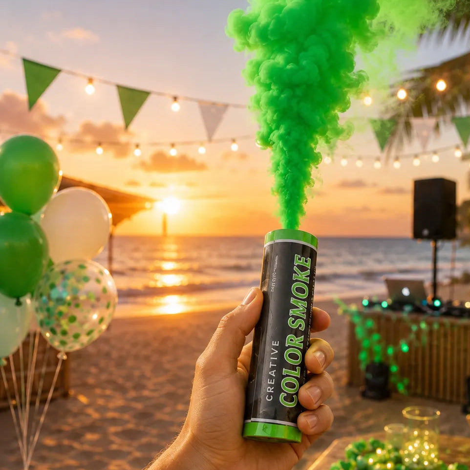 Fumigène à Main Vert