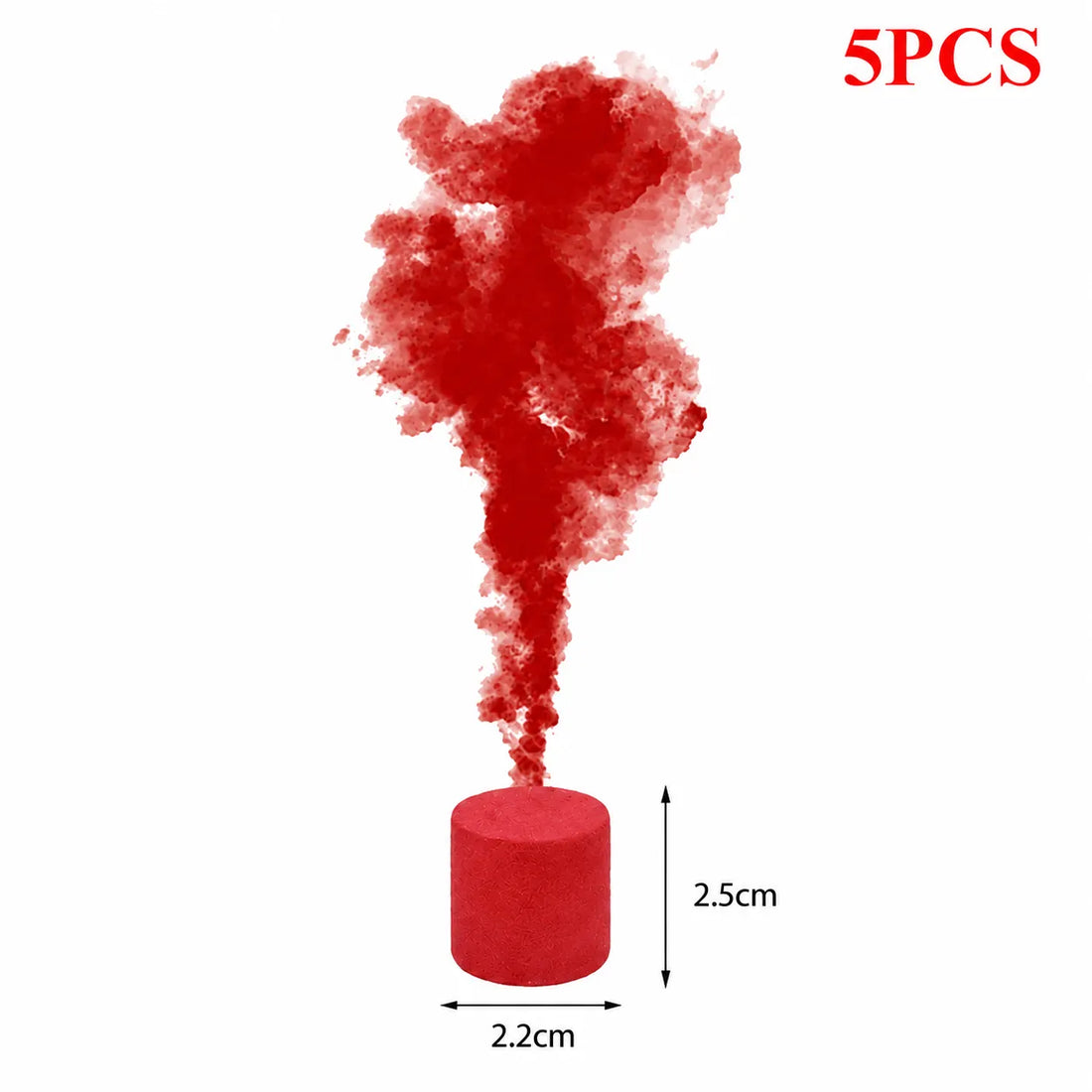 Fumigène de Sol Rouge Unique