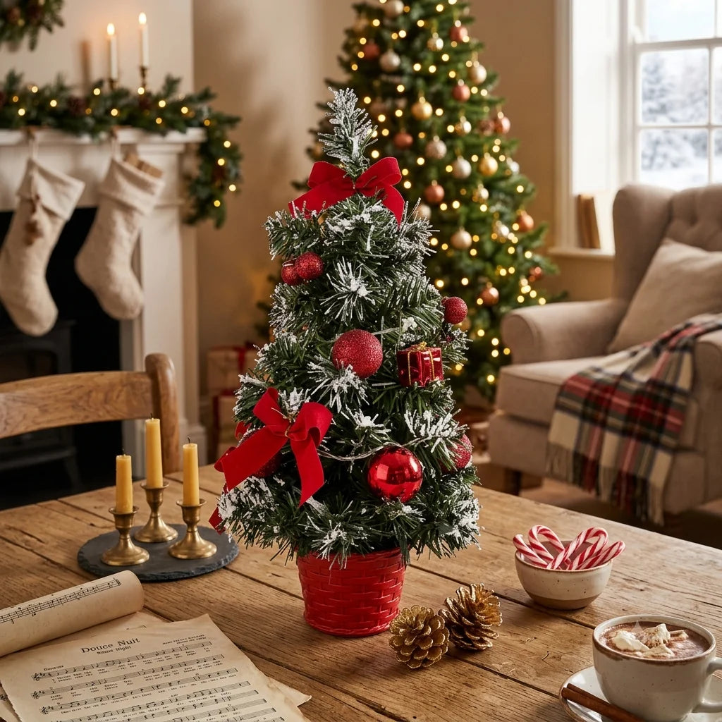 Mini Sapin de Noël Artificiel Décoré