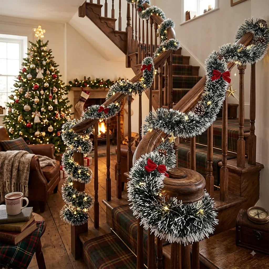 Guirlande Décorative Enneigée