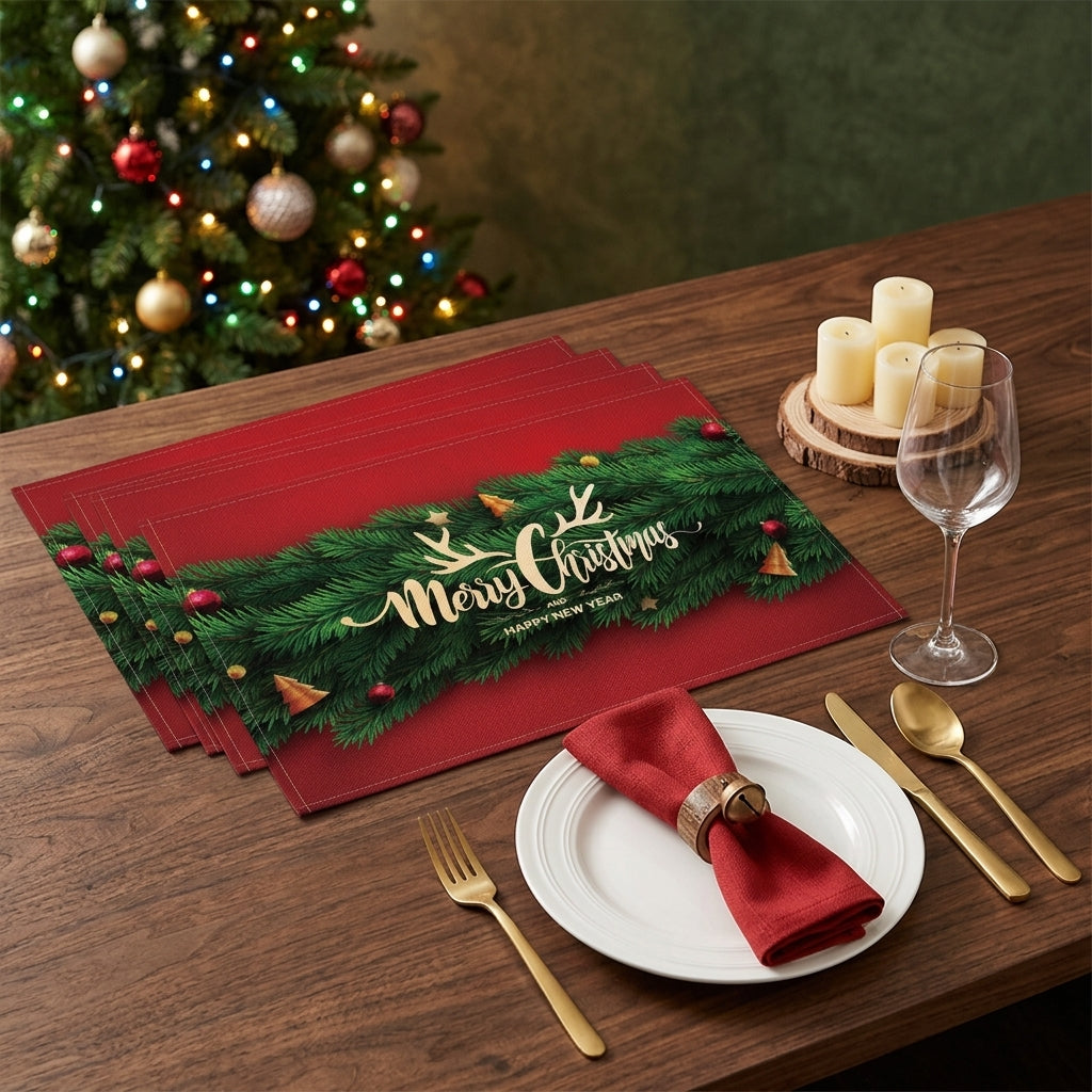 Set de Table Merry Christmas Design