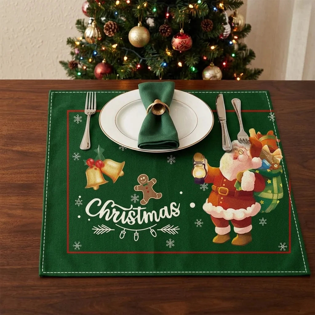 Set de Table Christmas Vert