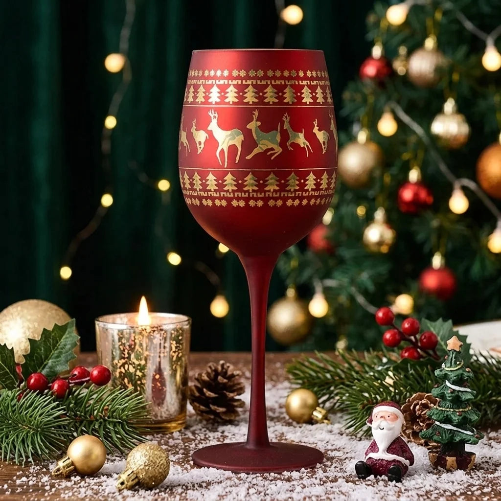 Verre à Pied Noël Chic