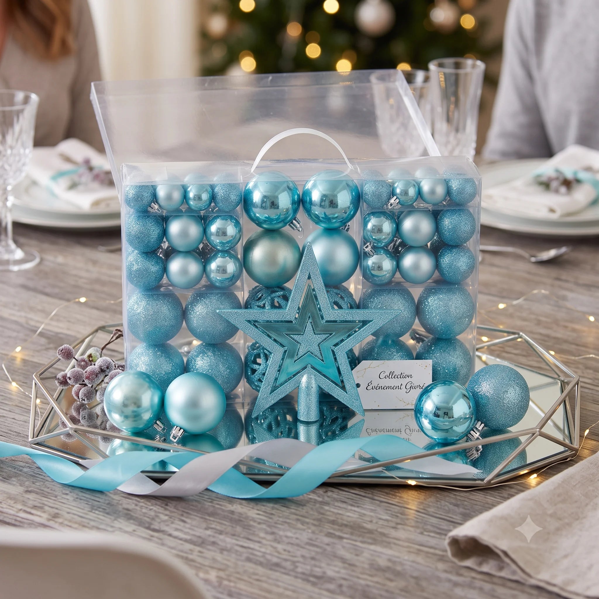 Boules de Noël Turquoise