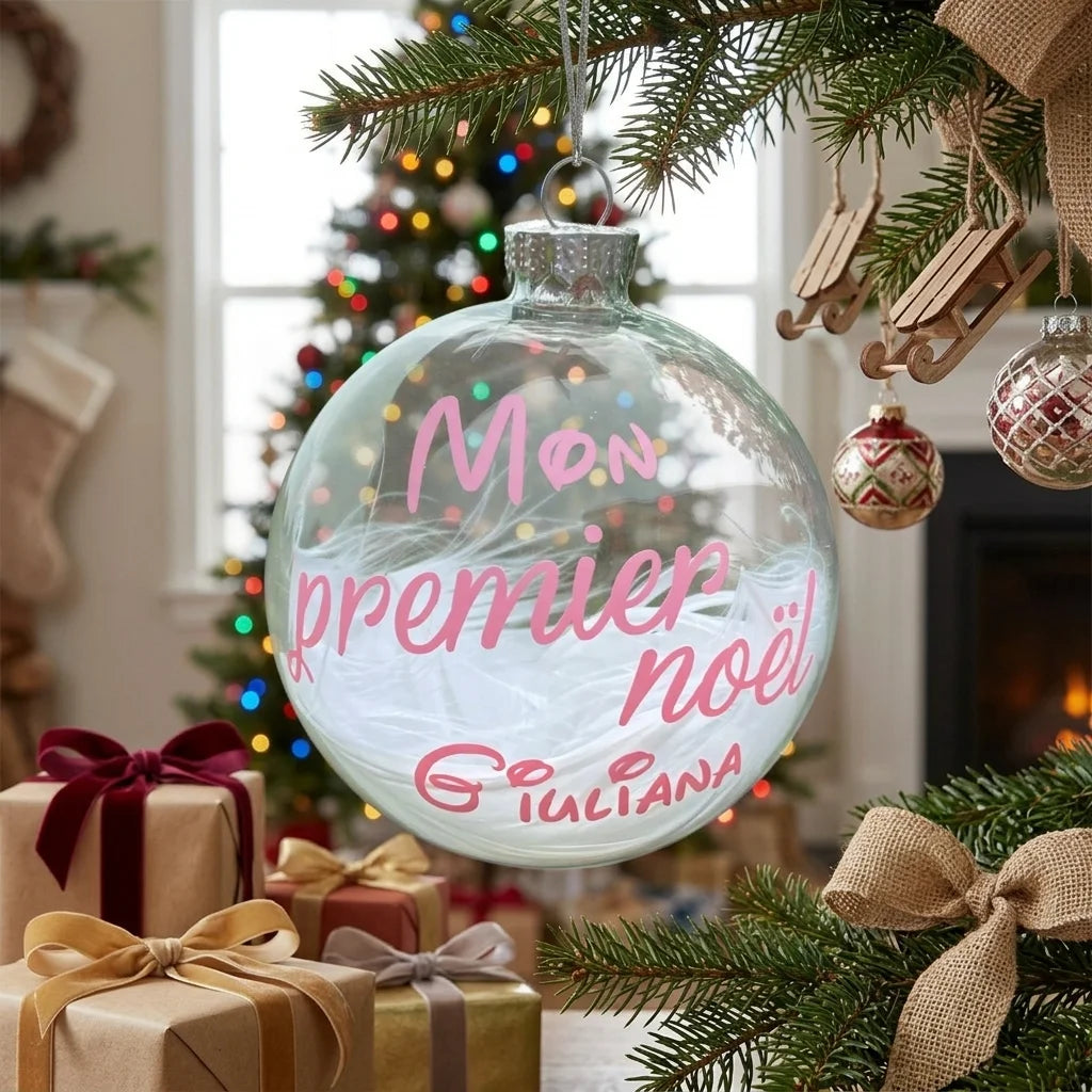 Boule Premier Noël Personnalisé