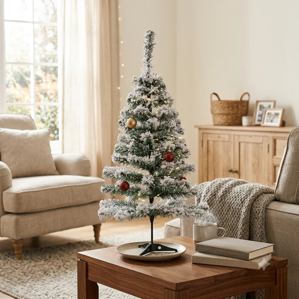 Petit Sapin de Noël Enneigé