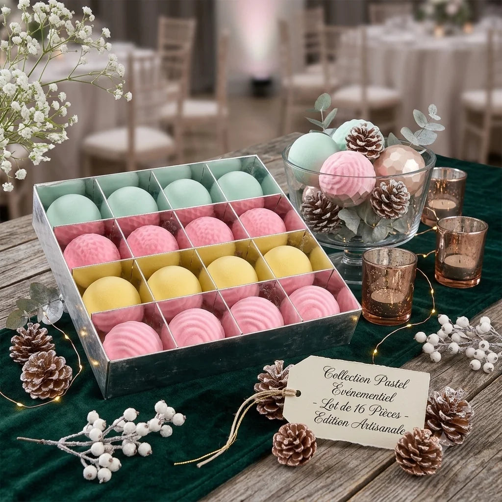 Lot de Boules Pastel