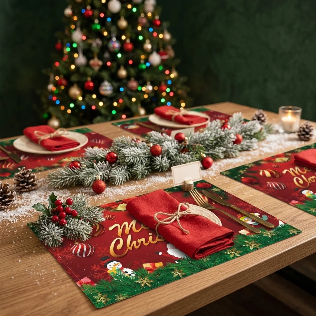 Set de Table Noël Traditionnel