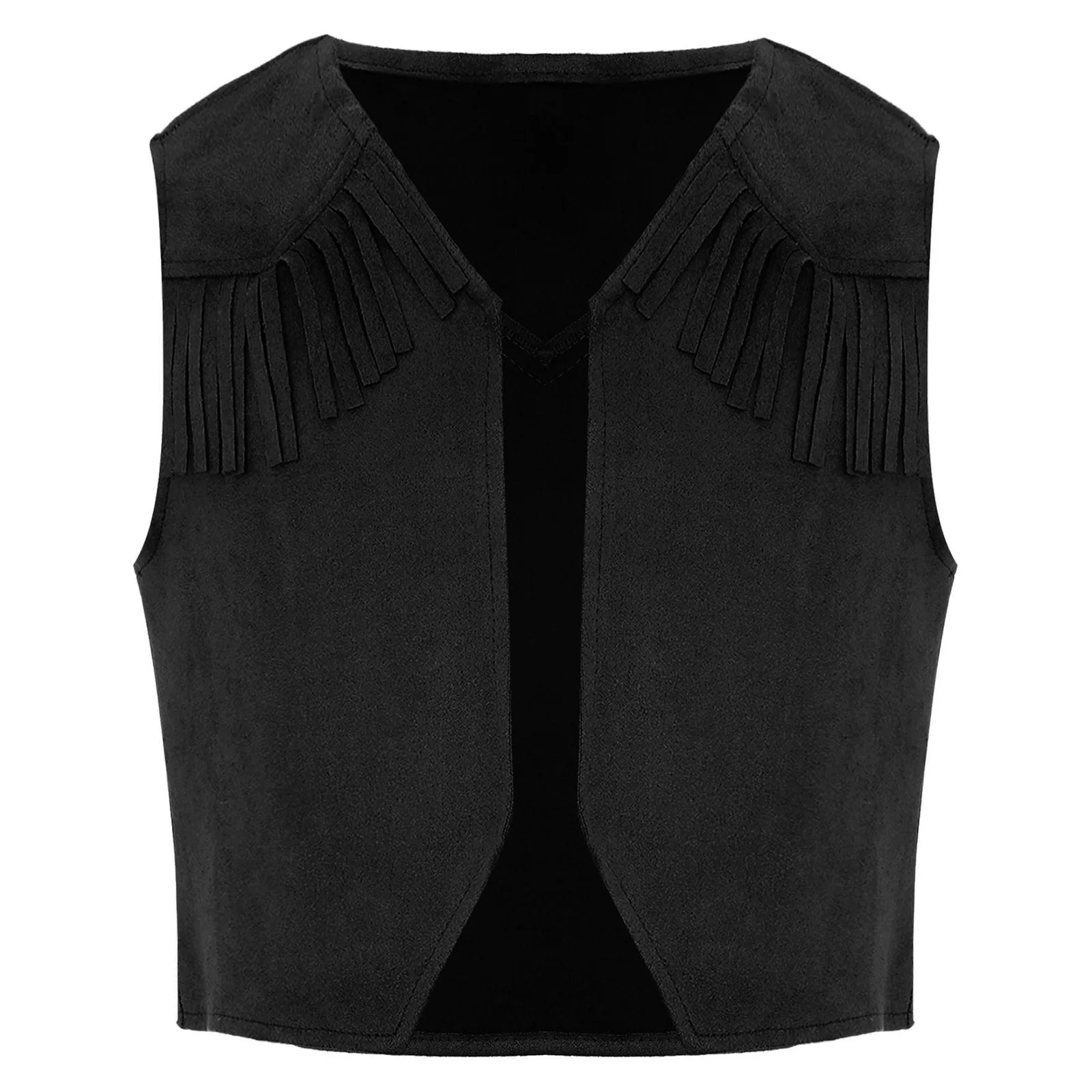 Gilet Cowboy Enfant Noir Original