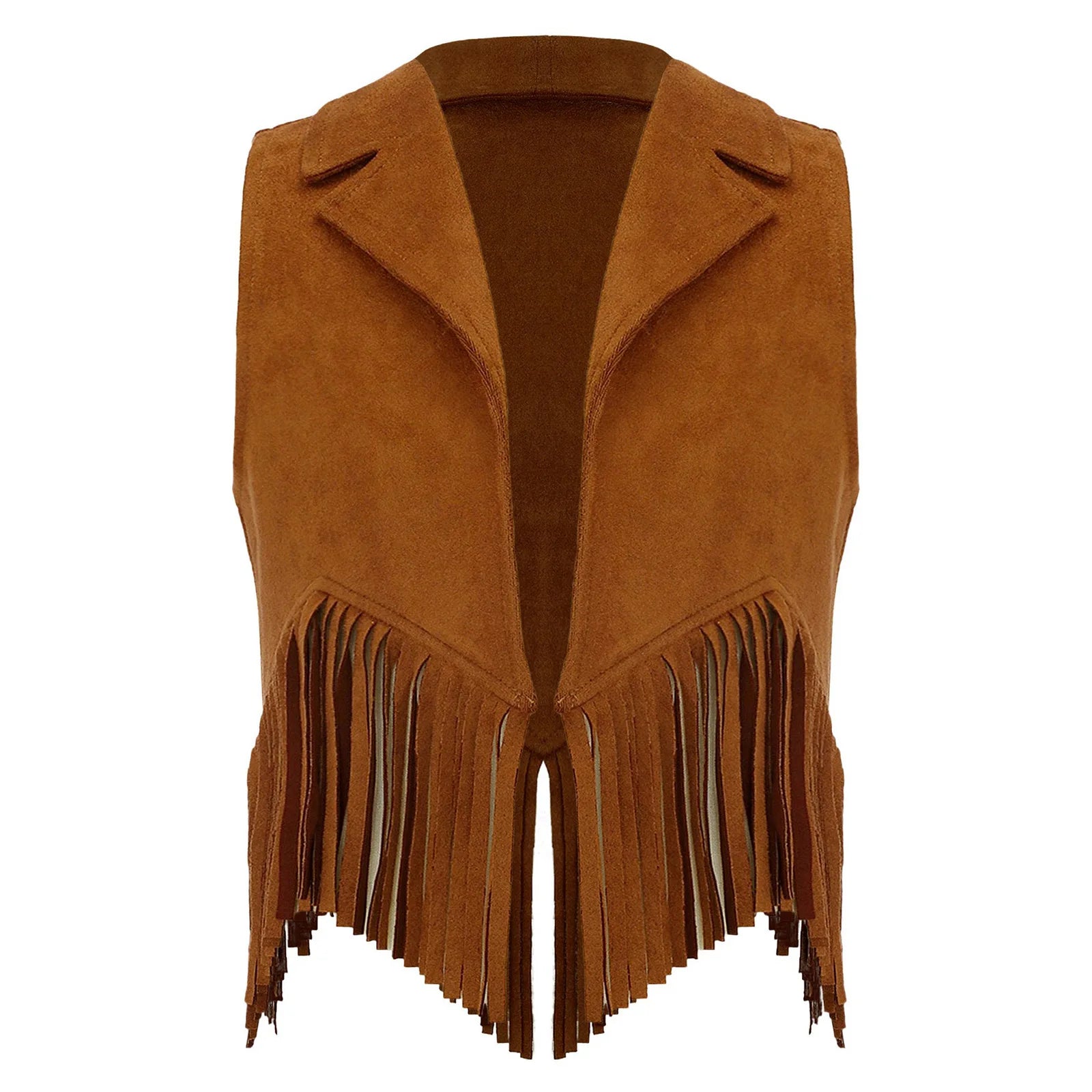 Gilet Cowboy à Franges Enfant Face