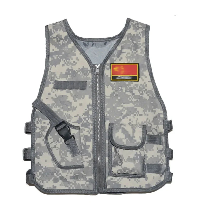 Gilet Militaire Gris Unique