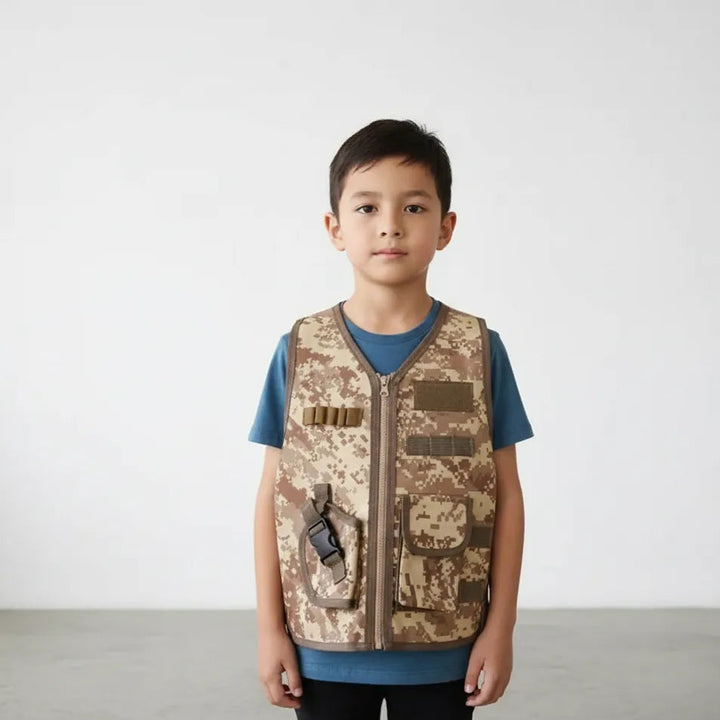 Gilet Militaire Marron