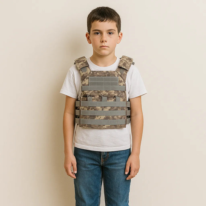 Gilet d’Entraînement Gris pour Enfant
