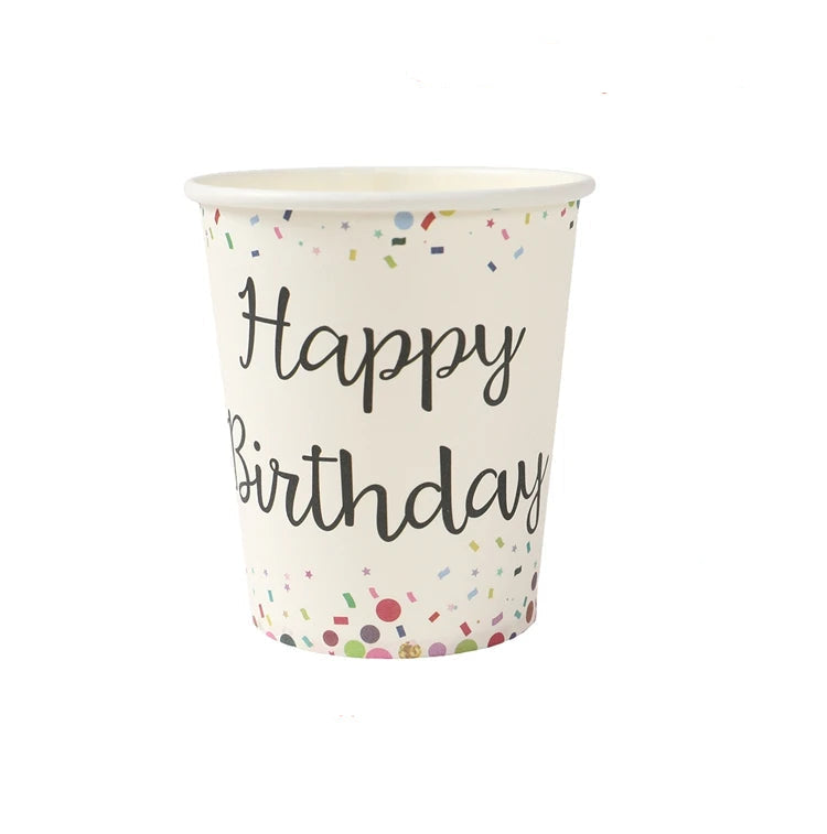 Gobelet Anniversaire à Confettis Design