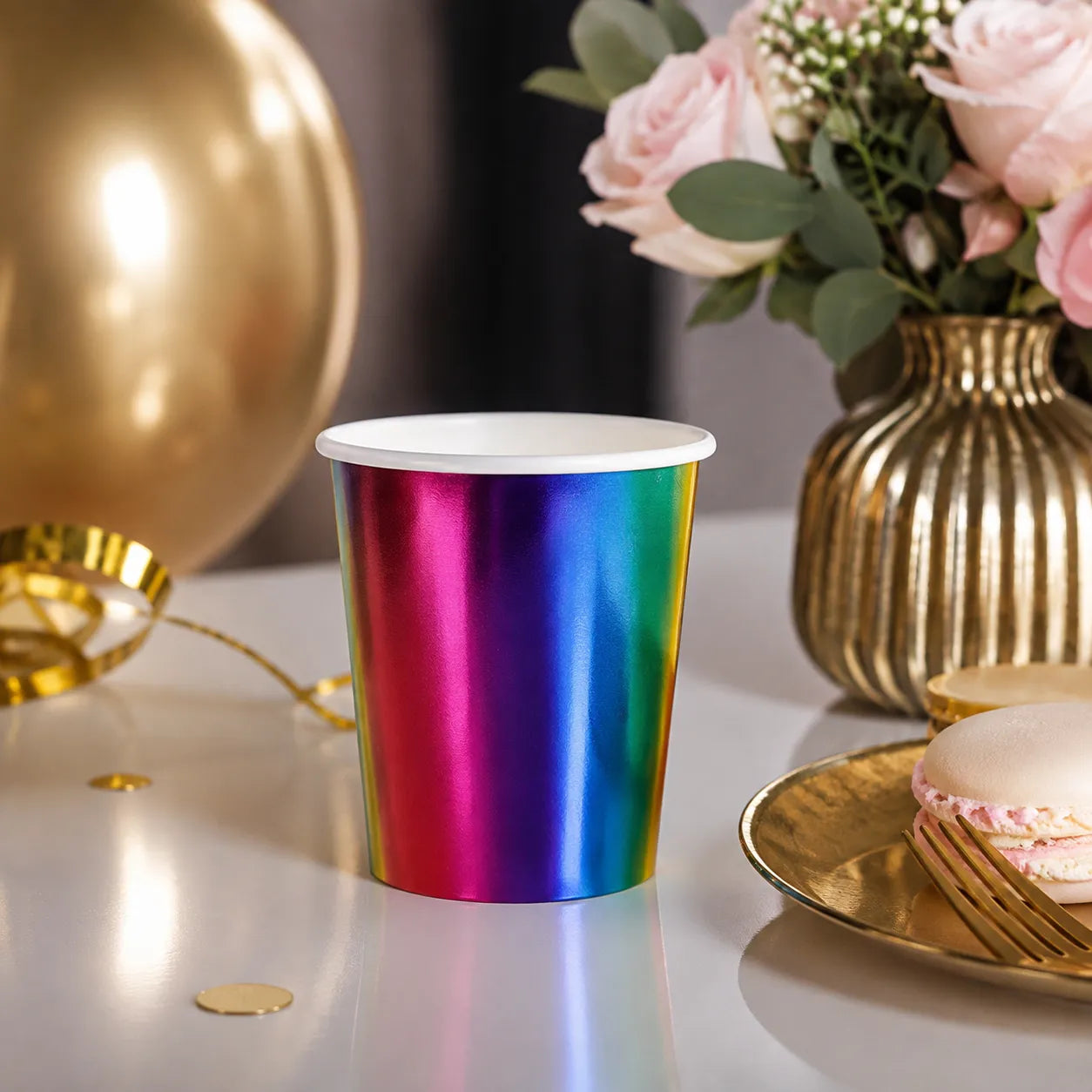 Gobelet Anniversaire Multicolore Original