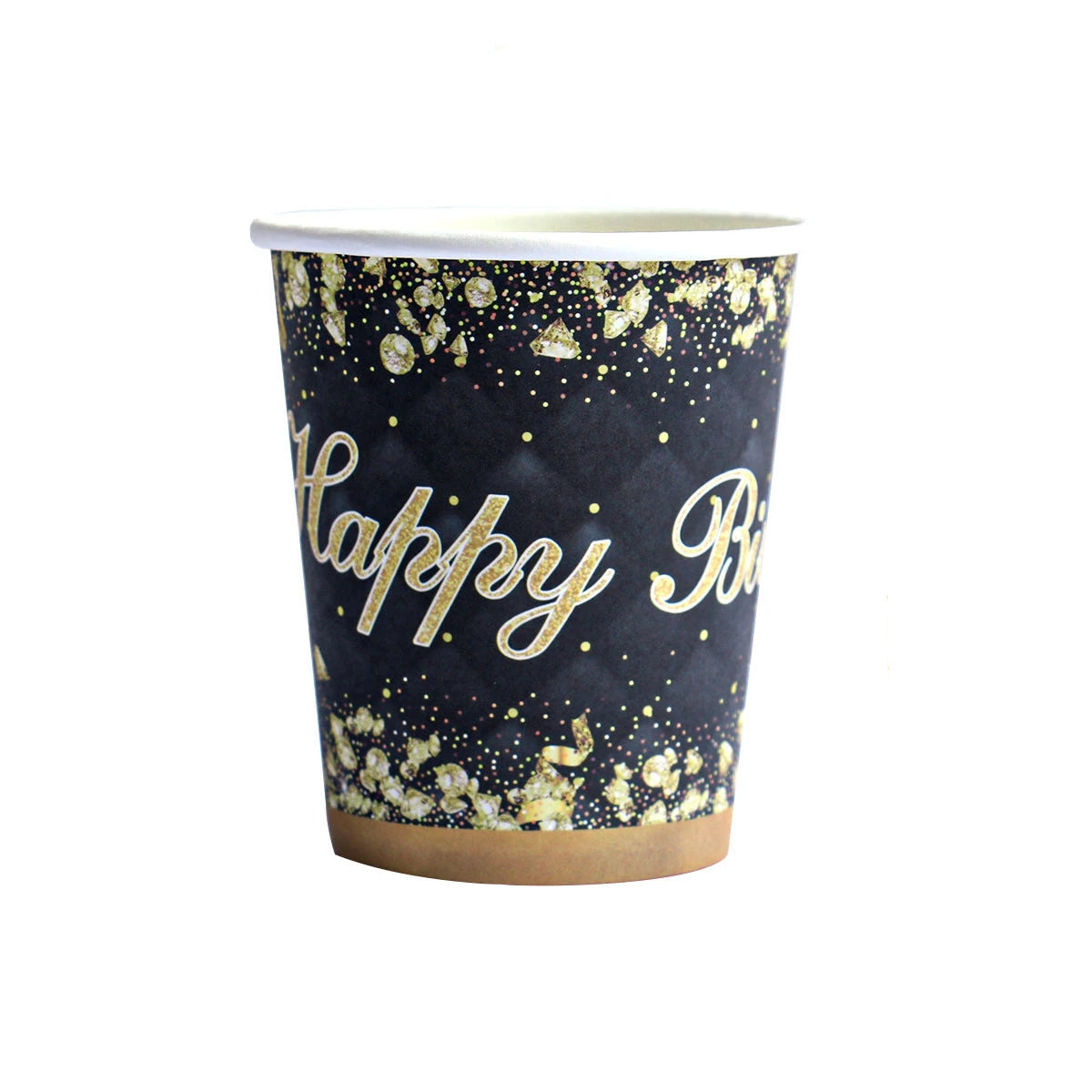 Gobelet Anniversaire Noir et Or