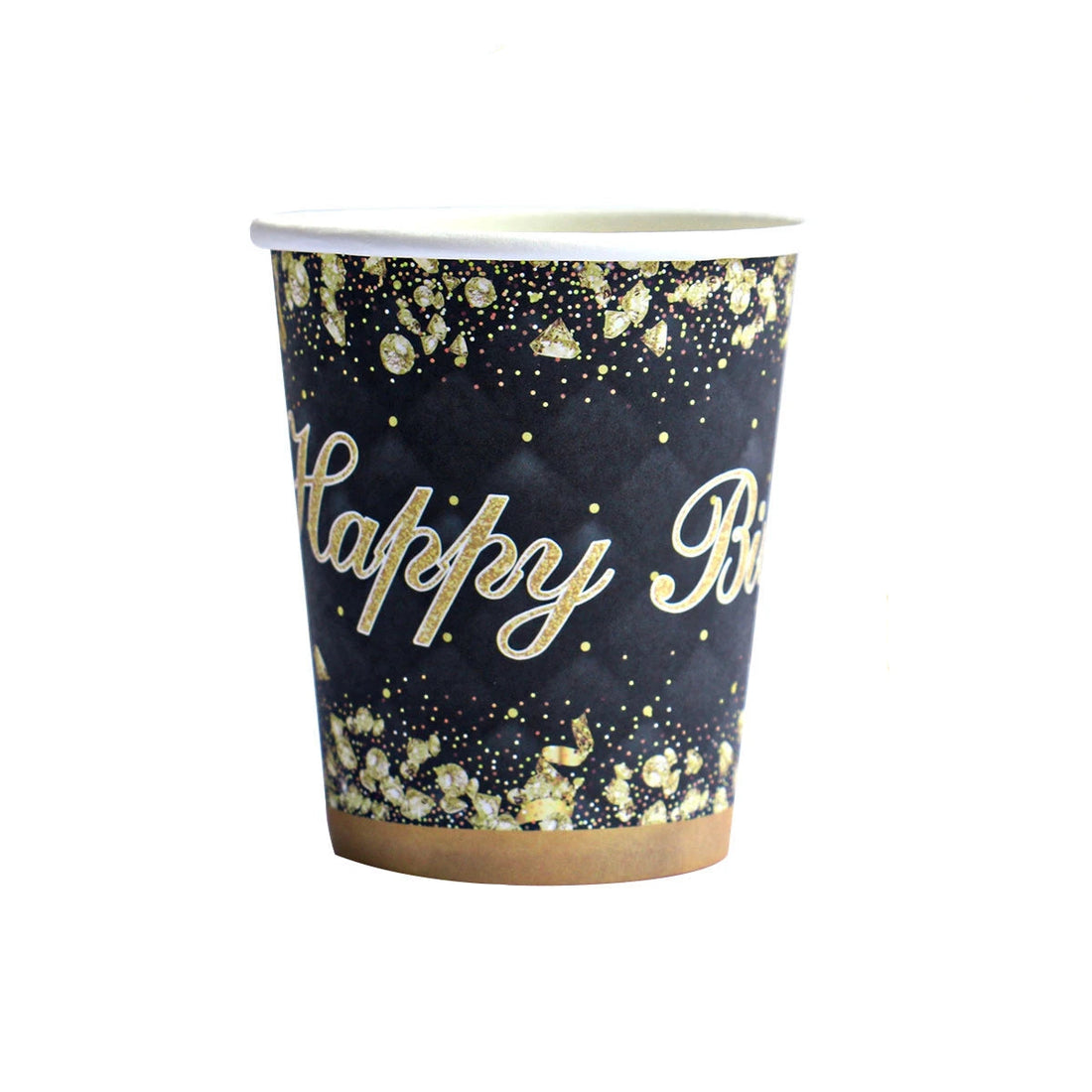 Gobelet Anniversaire Noir et Or