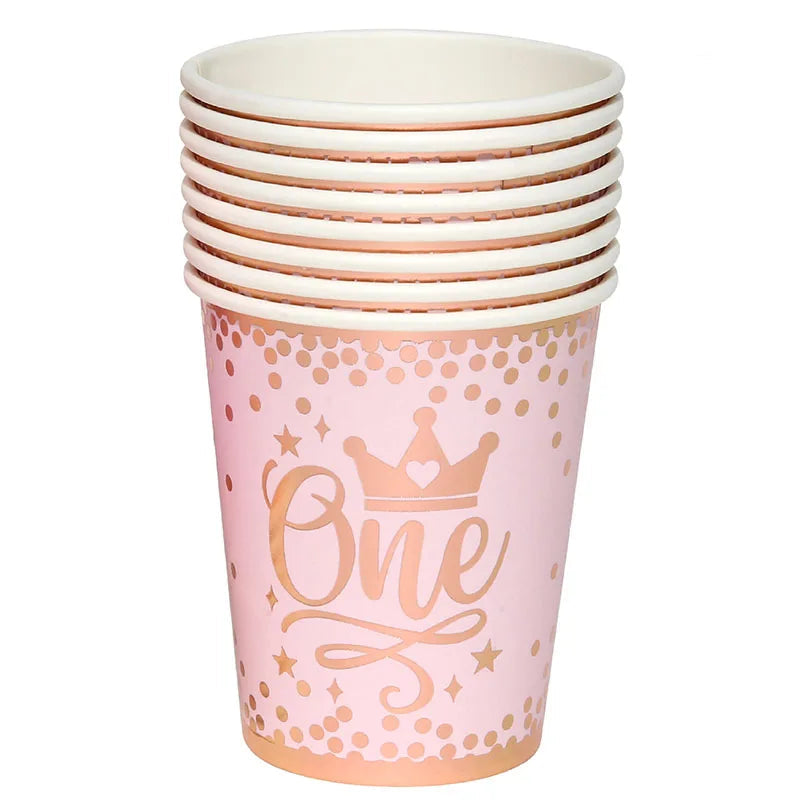 Gobelet Anniversaire Rose 1 An