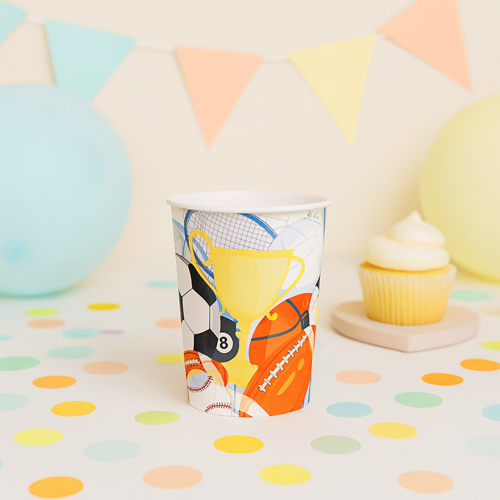 Gobelet Anniversaire Thème Sport