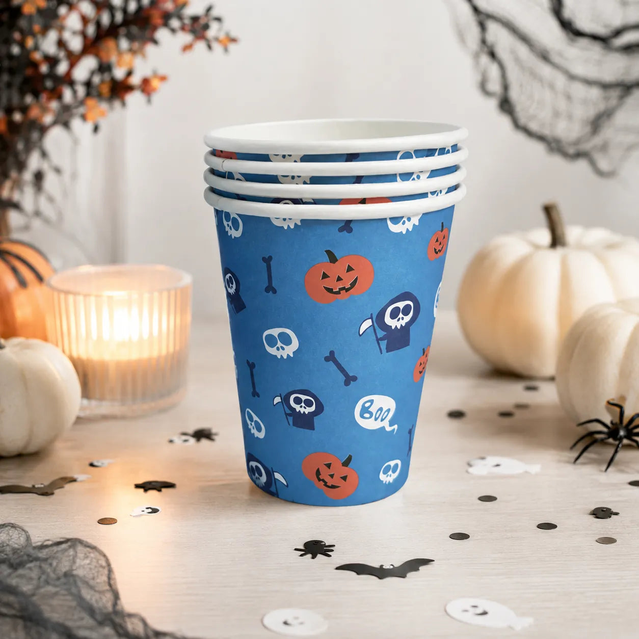 Gobelet  Bleu Halloween Kawai