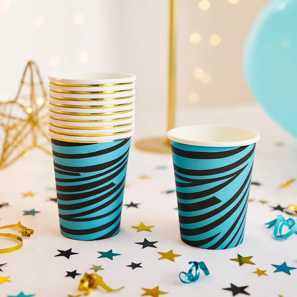 Gobelet Bleu Zébré 1