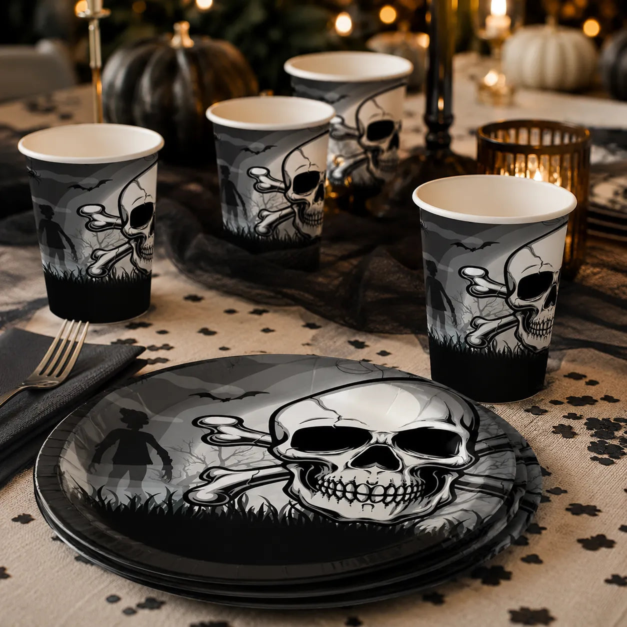 Gobelet Crâne Halloween Original