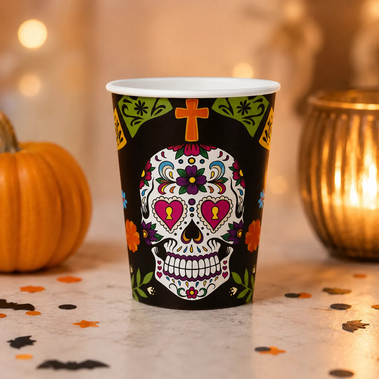 Gobelet Halloween Coloré Design Unique