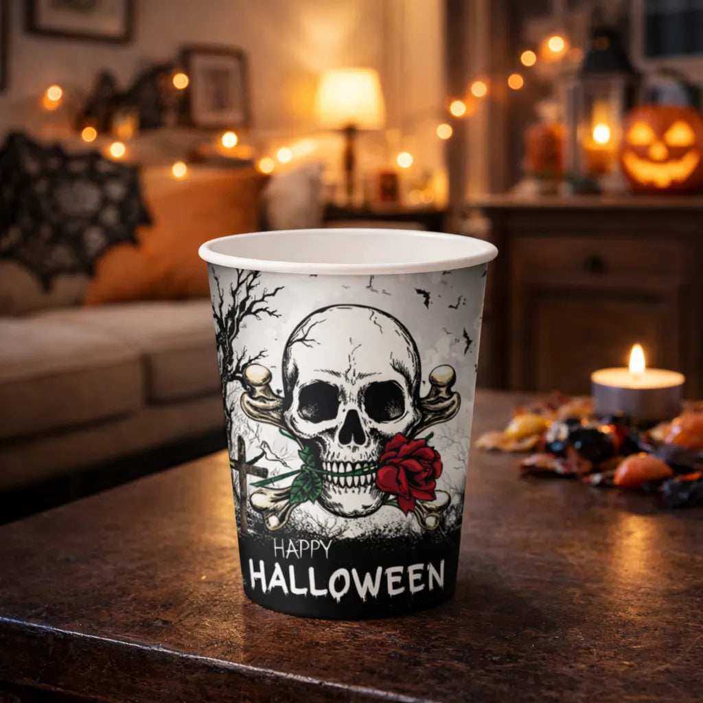 Gobelet Halloween Motif Effrayant