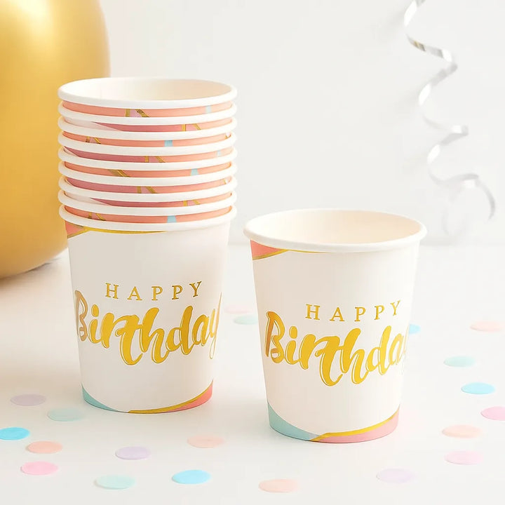 Gobelet Happy Birthday Minimaliste 1