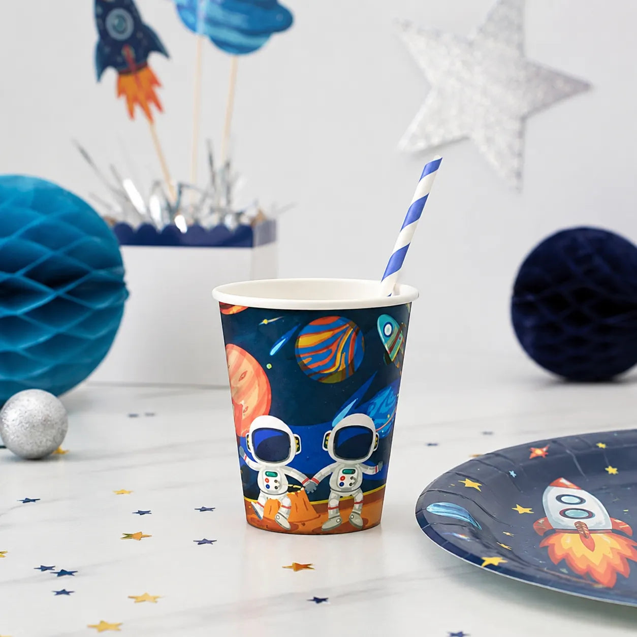 Gobelet Jetable Astronautes Unique
