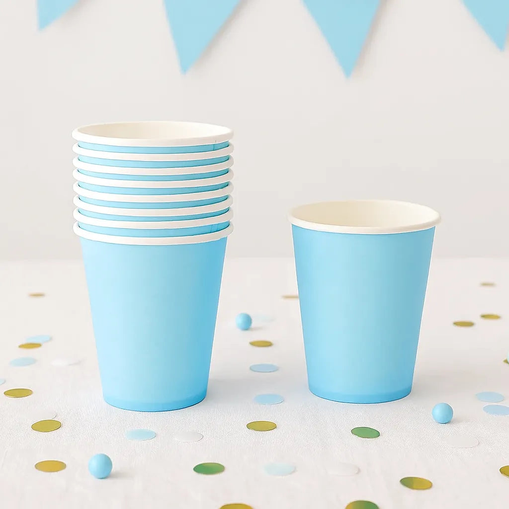 Gobelet Jetable Bleu1
