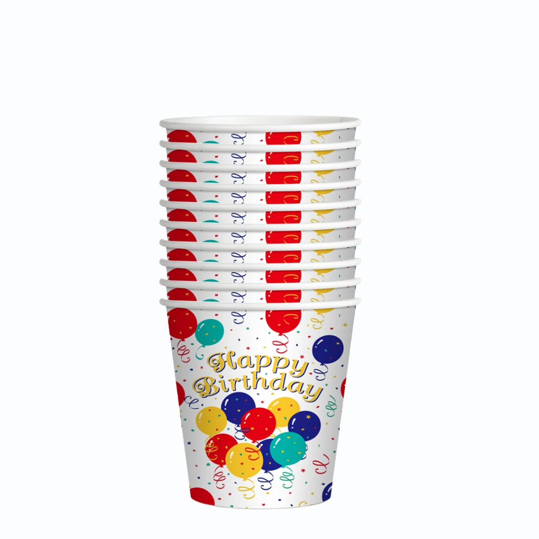 Gobelet Jetable Happy Birthday Ballons Original