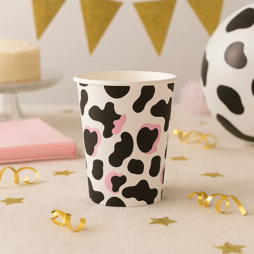 Gobelet Jetable Motif Vache