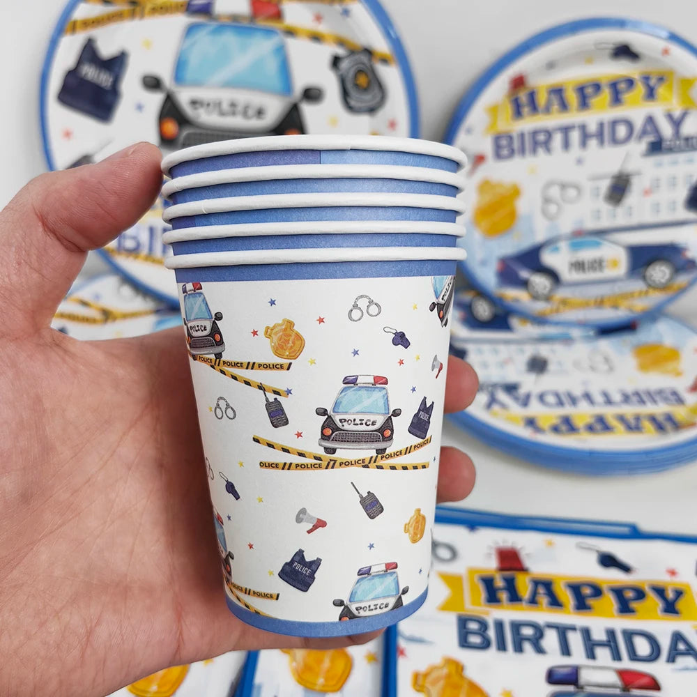 Gobelet Jetable Police