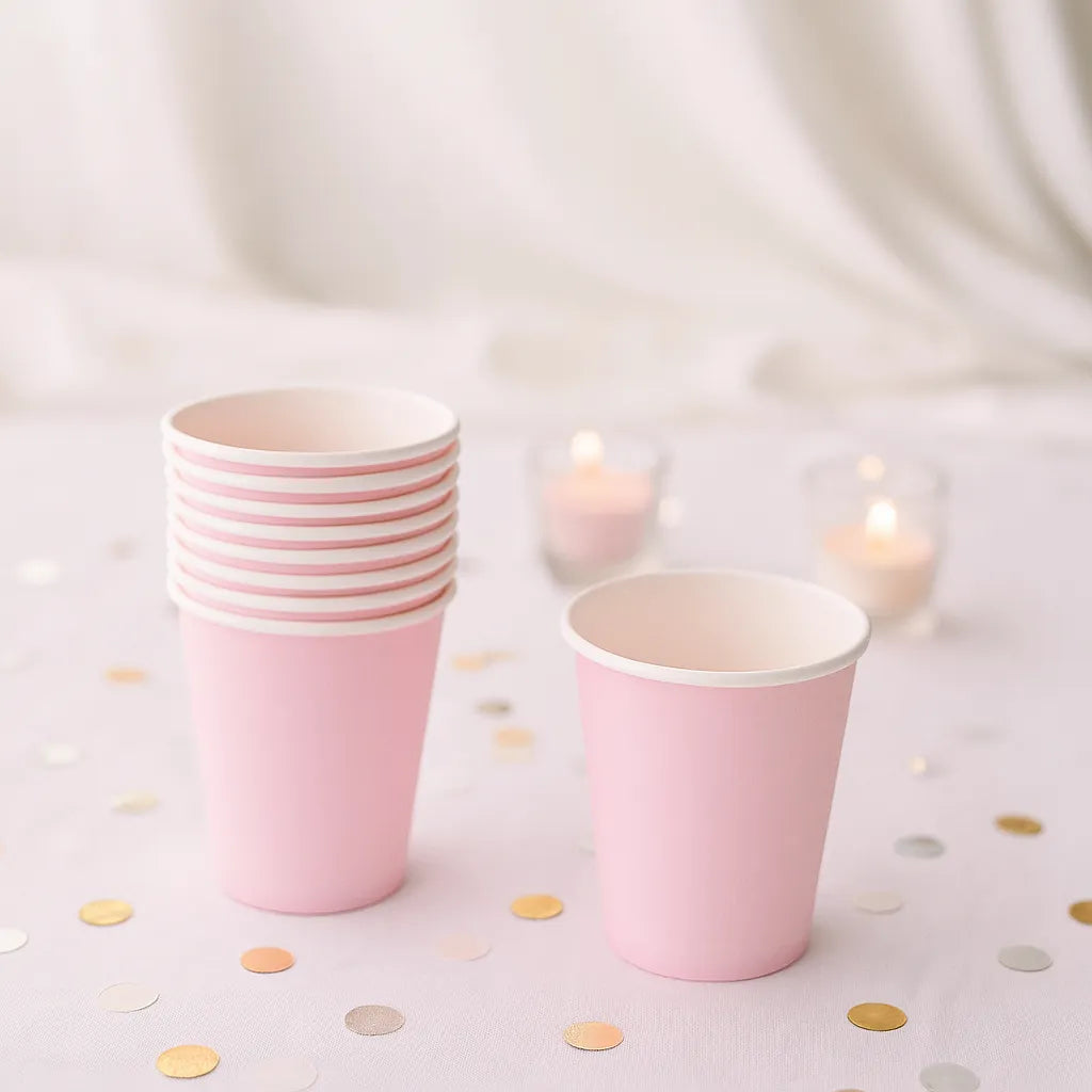 Gobelet Jetable Rose1