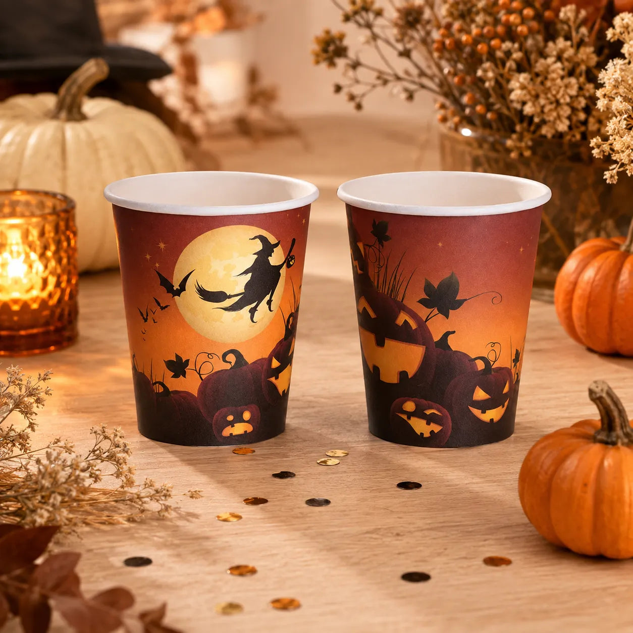 Gobelet Motif Sorcière Halloween Original