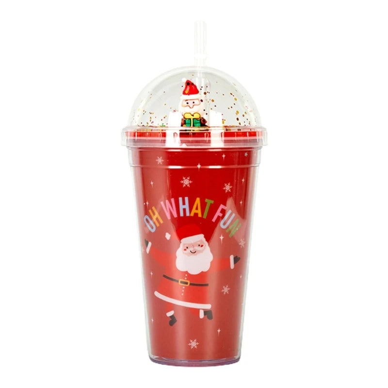 Gobelet Noël Rouge en Plastique Résistant Unique