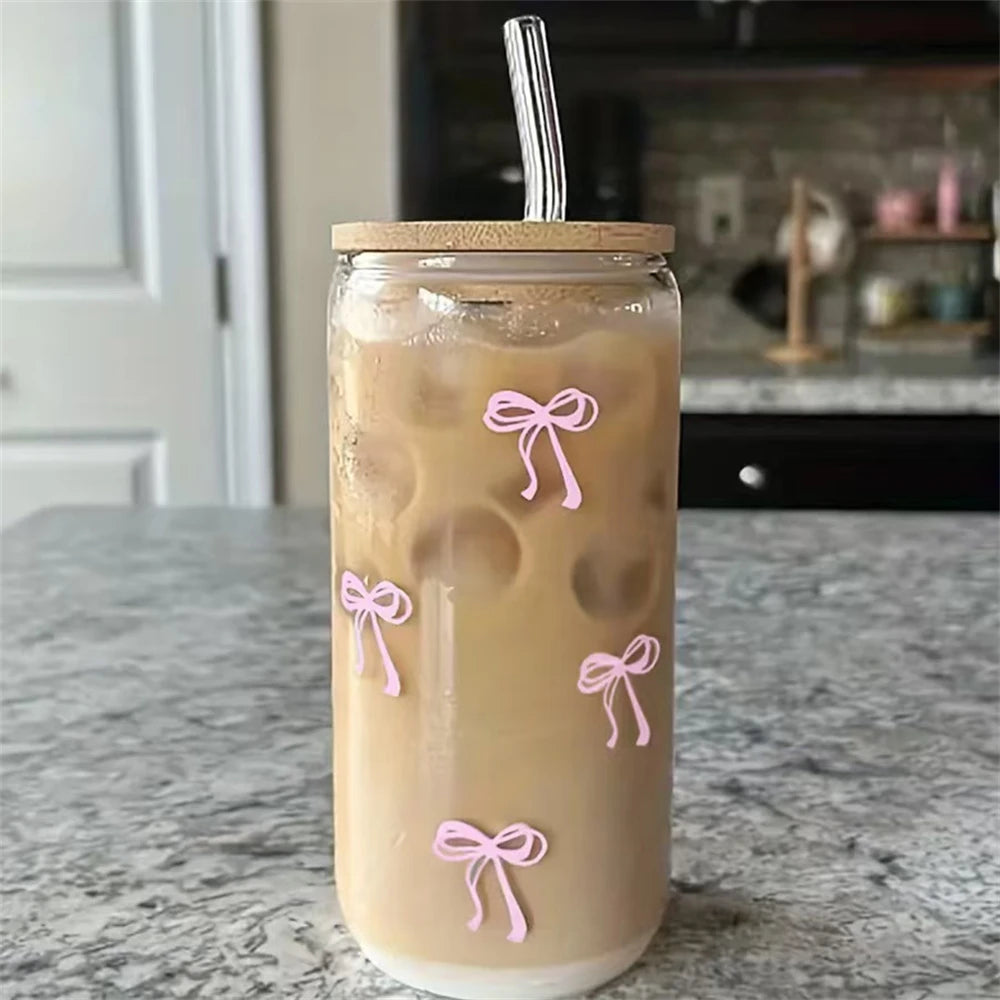 Gobelet Noël en Verre à Nœud Design