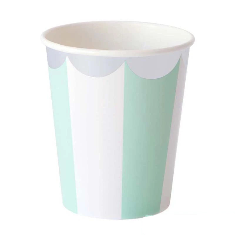 Gobelet à Rayures Bleu