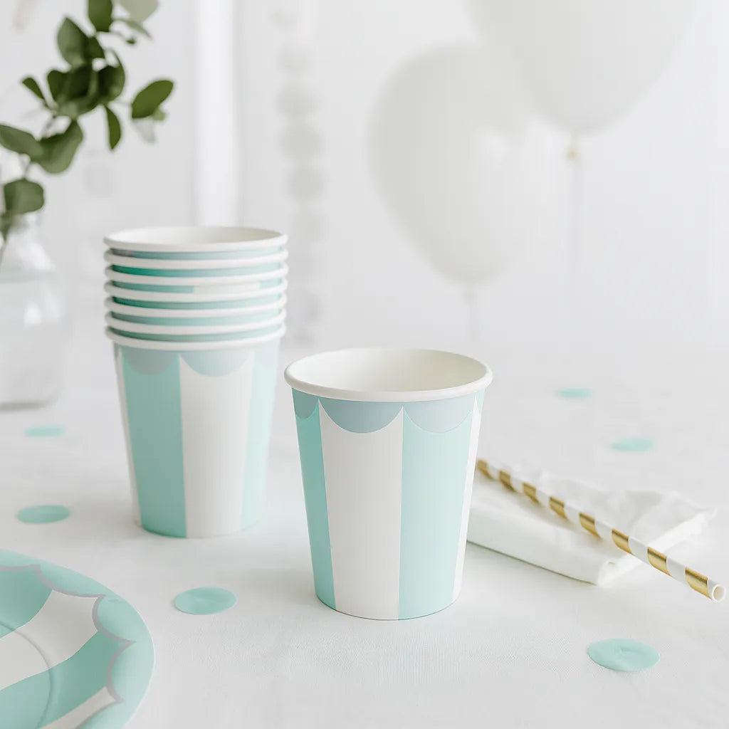 Gobelet à Rayures Bleu 1