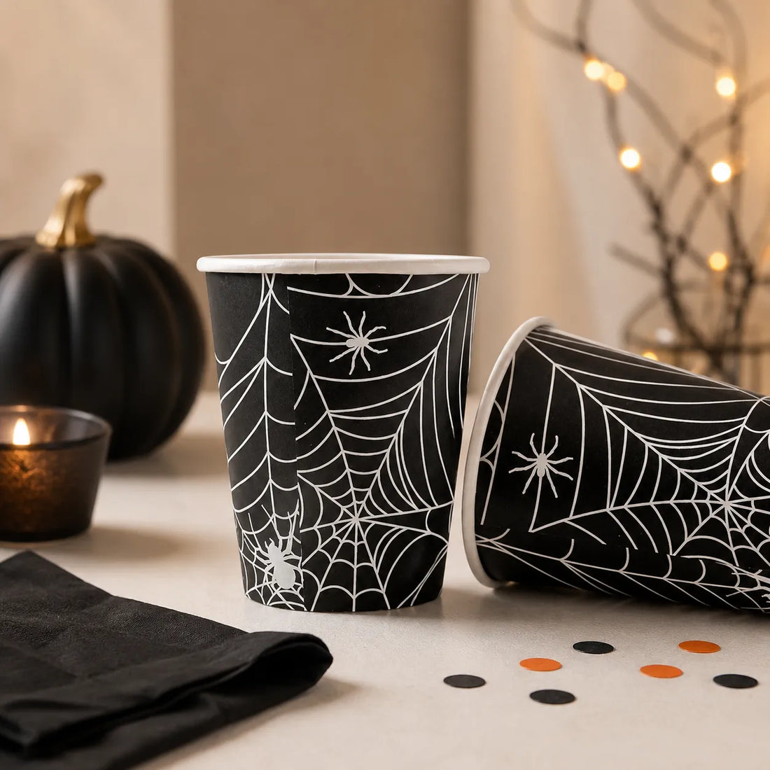 Gobelet Toile d‘Araignée Pratique
