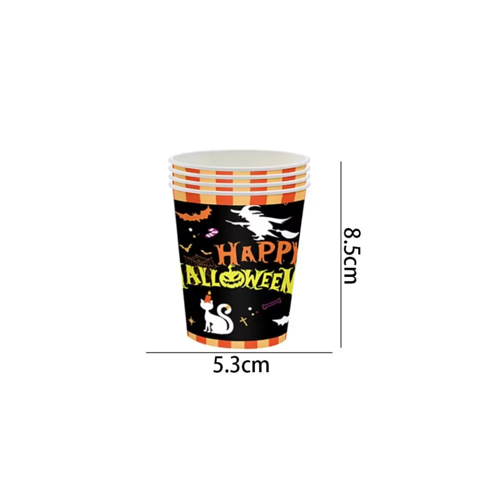 Gobelet en Carton Happy Halloween Taille