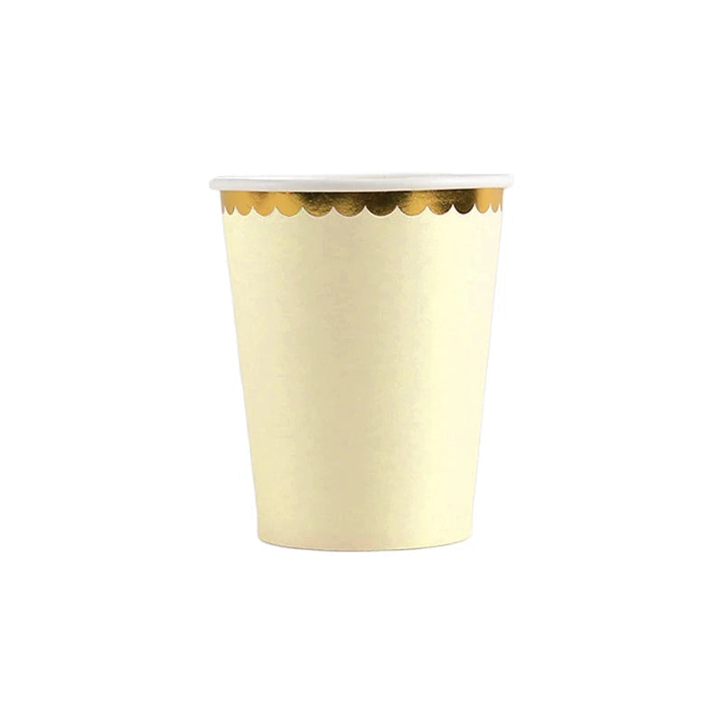 Gobelets Vaisselle Jetable Jaune