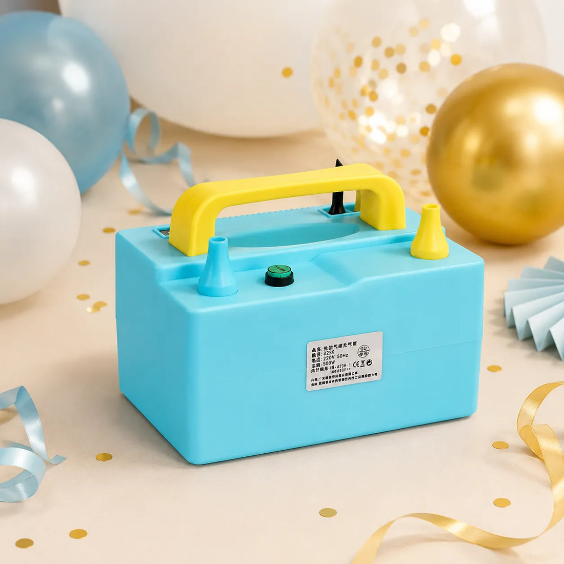 Gonfleur Ballon Baudruche Bleu