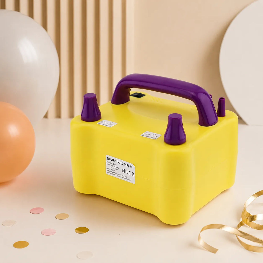 Gonfleur Electrique Ballon Jaune