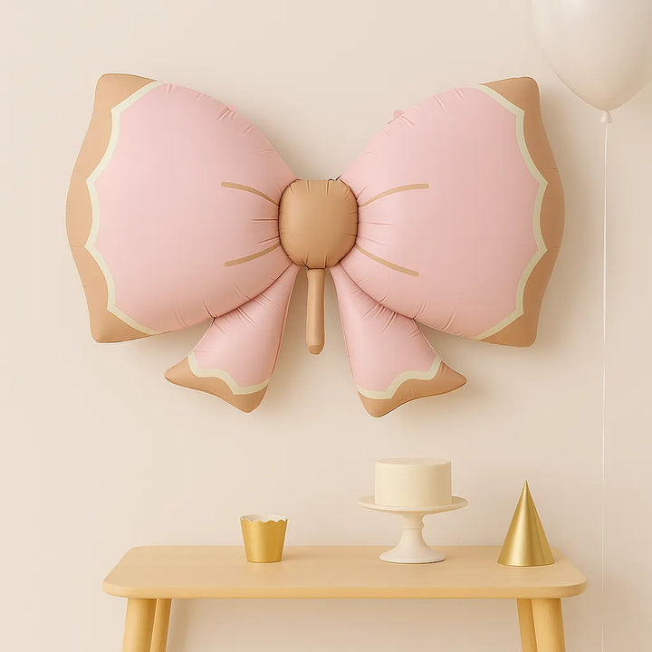 Grand Ballon Anniversaire Nœud Fille