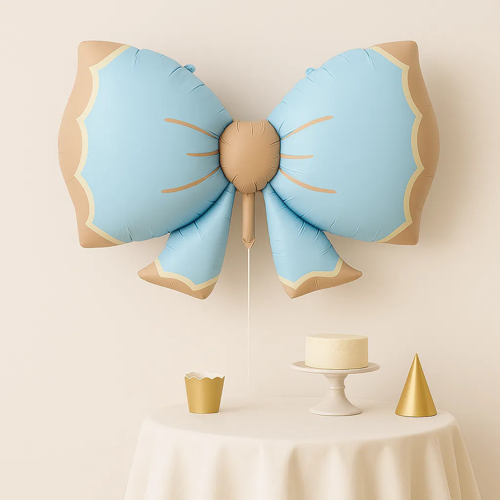 Grand Ballon Anniversaire Nœud Garçon