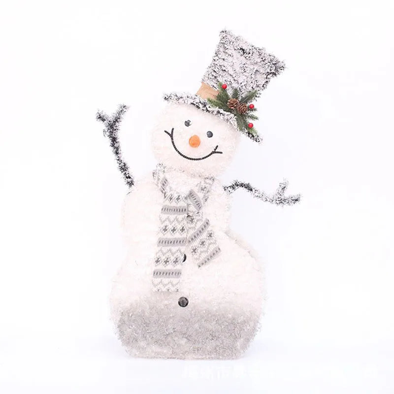 Grand Bonhomme de Neige Lumineux Extérieur Unique