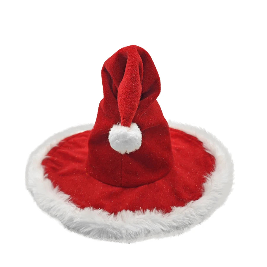 Grand Chapeau de Noël Original rouge