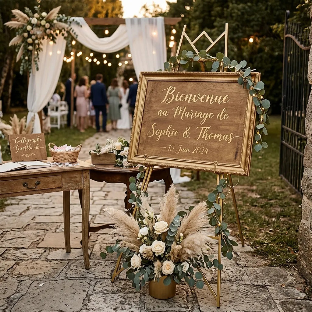 Grand Chevalet Mariage Léger